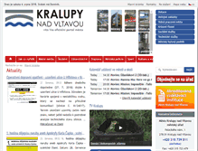 Tablet Screenshot of mestokralupy.cz